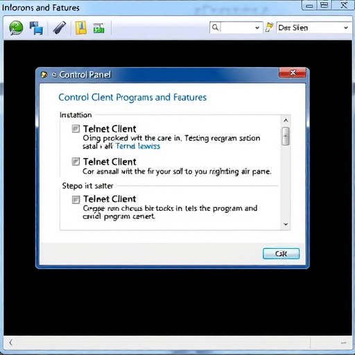 windows 7系统开启Telnet服务图文教程