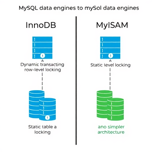 论MySQL数据库中两种数据引擎的差别