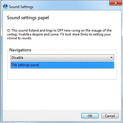 windows 7操作系统中默认的的导航声音关闭方法