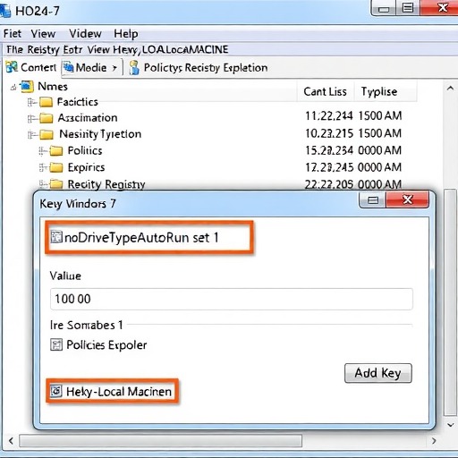 windows 7使用注册表关闭u盘自动播放图文教程