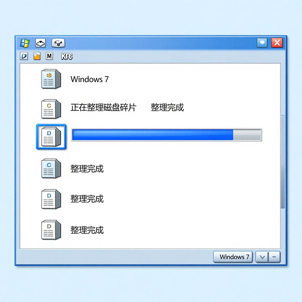 windows 7系统自带磁盘碎片整理功能在哪如何使用