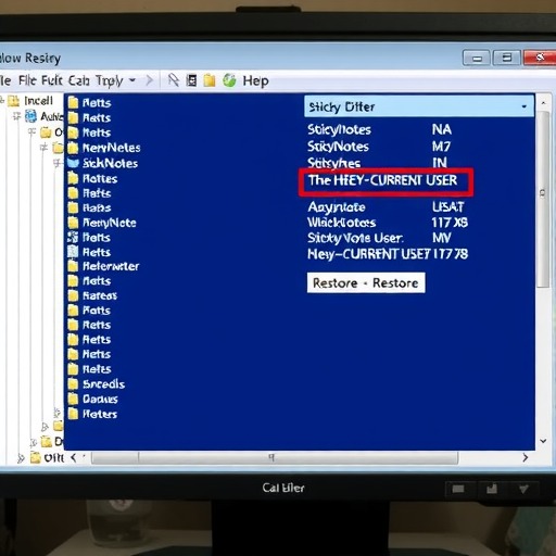 如何正确使用注册表来恢复误删的 Win 7 便签提示
