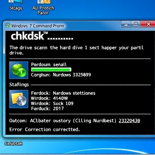 通过chkdsk命令找回windows 7系统下磁盘丢失的簇