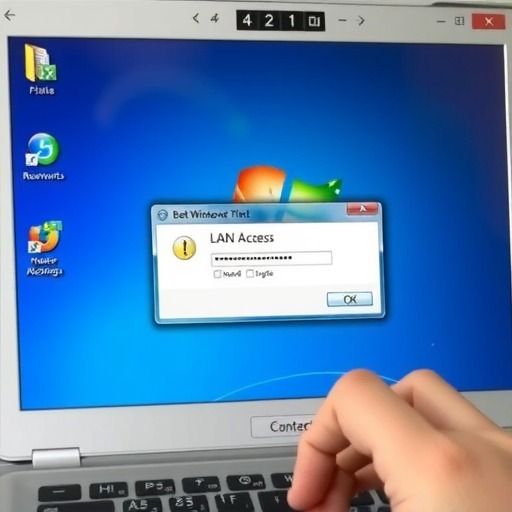 局域网下访问windows 7主机提示输入密码怎么办？