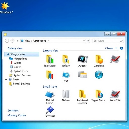 windows 764位系统控制面板概述及三种查看方式