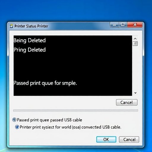 windows 7系统打印机显示正在删除或正在打印的原因及解决方法